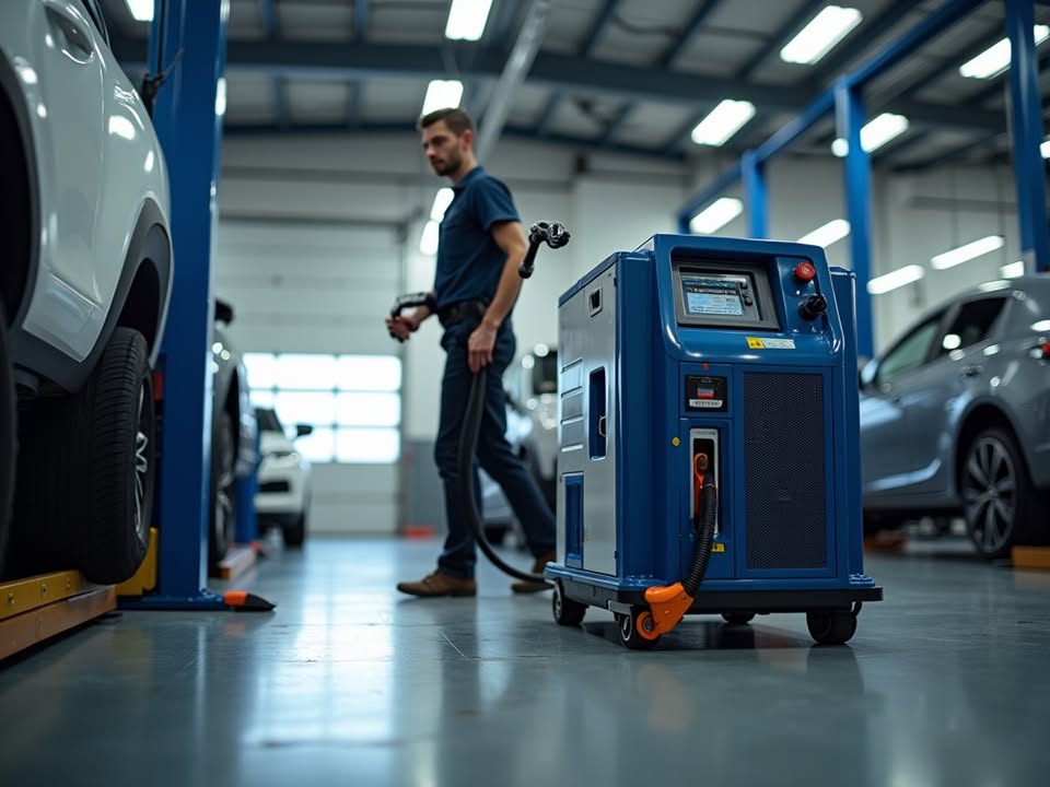 Máy Bơm Mỡ Điện: Giải Pháp Tối Ưu Cho Gara Ô Tô Hiện Đại