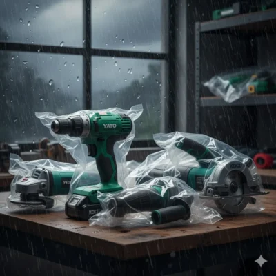 Bảo Quản Dụng Cụ Điện Mùa Mưa Bão: Bọc Nilon Chân Không Ngăn Ẩm, Chập Điện