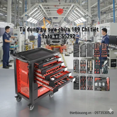 YATO YT-55292 189 Chi Tiết – Bộ Dụng Cụ Chuẩn Gara Chuyên Nghiệp