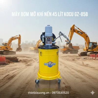 Máy Bơm Mỡ Khí Nén 45 Lít KOCU GZ-85B | Hàng Chính Hãng, Giá Tốt