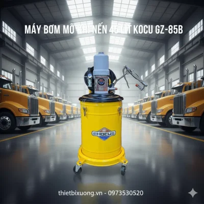 Báo Giá Máy Bơm Mỡ Khí Nén 45 Lít KOCU GZ-85B Ưu Đãi Nhất 2026
