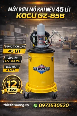 Mua Máy Bơm Mỡ KOCU GZ-85B (45L) Giá Kho - Giao Hàng Toàn Quốc