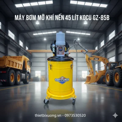 So Sánh Máy Bơm Mỡ KOCU GZ-85B 45 Lít Và Các Dòng Máy Cùng Phân Khúc