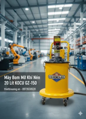 KOCU GZ-150 – Máy Bơm Mỡ 20 Lít Dễ Sử Dụng, Tối Ưu Thời Gian Bảo Trì