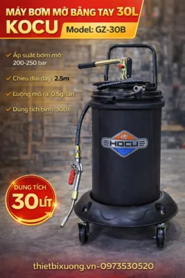 Đầu Tư Một Lần, Sử Dụng Dài Lâu Với Máy Bơm Mỡ Bằng Tay KOCU GZ-30B.