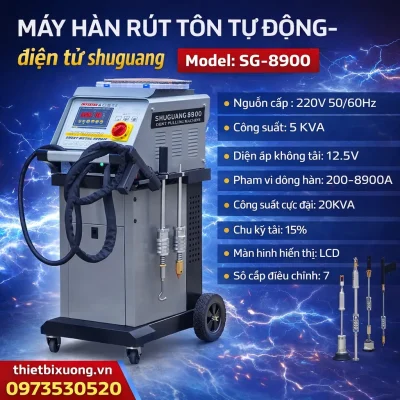 Máy Hàn Rút Tôn Điện Tử SG-8900 – Hàn Nhanh, Kéo Nắn Chính Xác