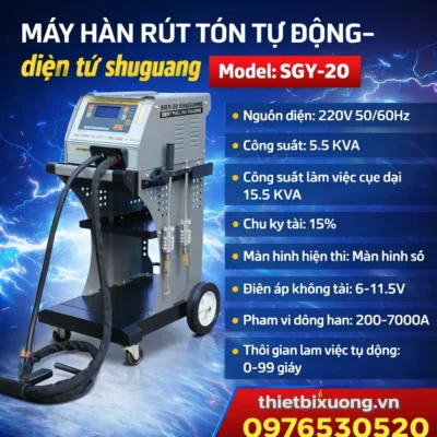 Máy Hàn Rút Tôn SGY-20 220V – Màn Hình Số, Điều Chỉnh Chính Xác