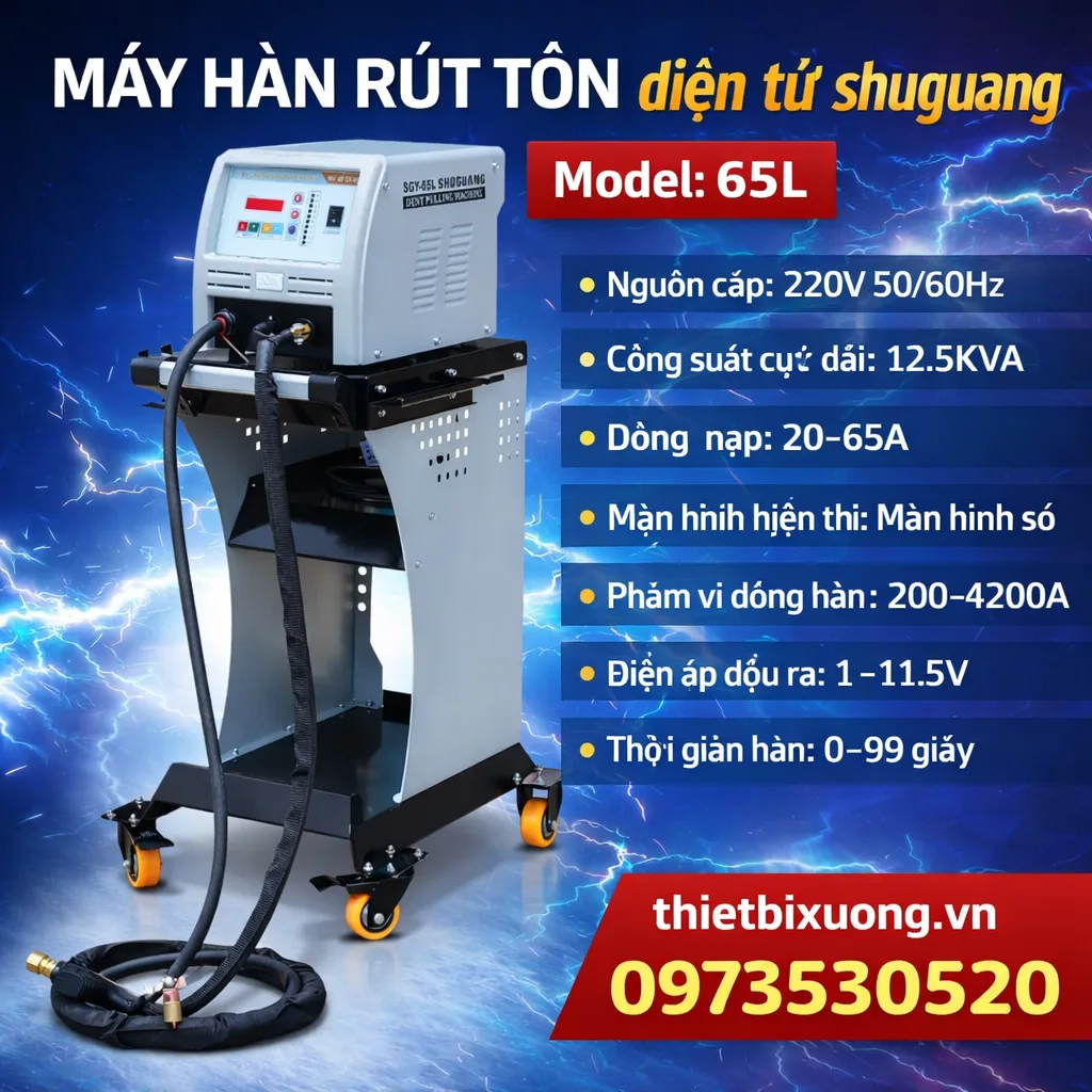 Máy Hàn Kéo Nắn Tôn Shuguang SG-65L – Giải Pháp Phục Hồi Thân Vỏ Ô Tô