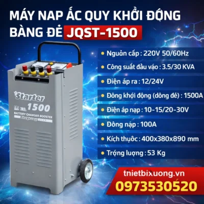 Máy Nạp Ắc Quy Khởi Động Đề Shuguang JQST-1500 – Sạc Nhanh, Đề Mạnh Cho Gara Ô Tô